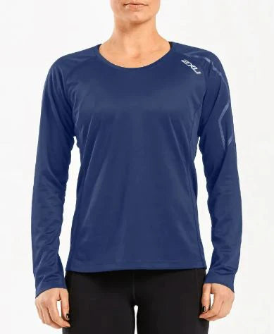 2XU Women's BRS Active L/S Tee Navy / XS