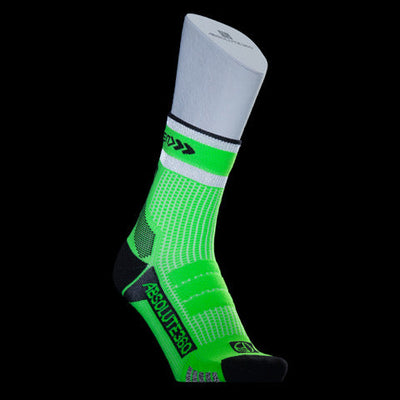 Absolute 360 Be Seen Performance Quarter Running Socks