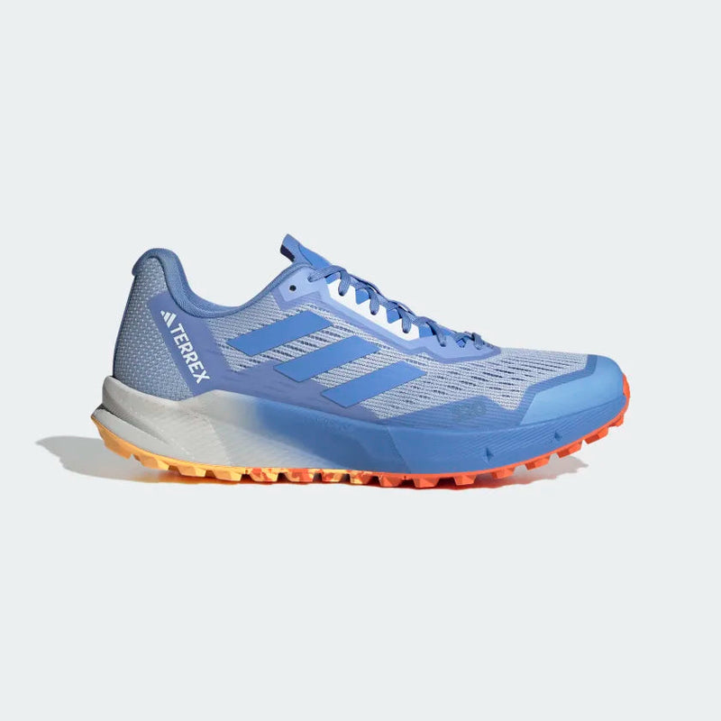 Adidas Women's Terrex Agravic Flow 2.0 Trail Running Shoe 5.5 / Blue Dawn / Blue Fusion / Impact Orange