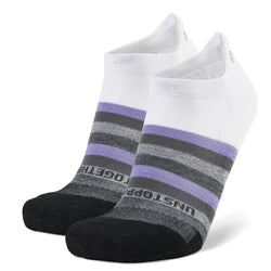 Balega Grit and Grace Running Socks WHITE|GREY|PURPLE / SMALL