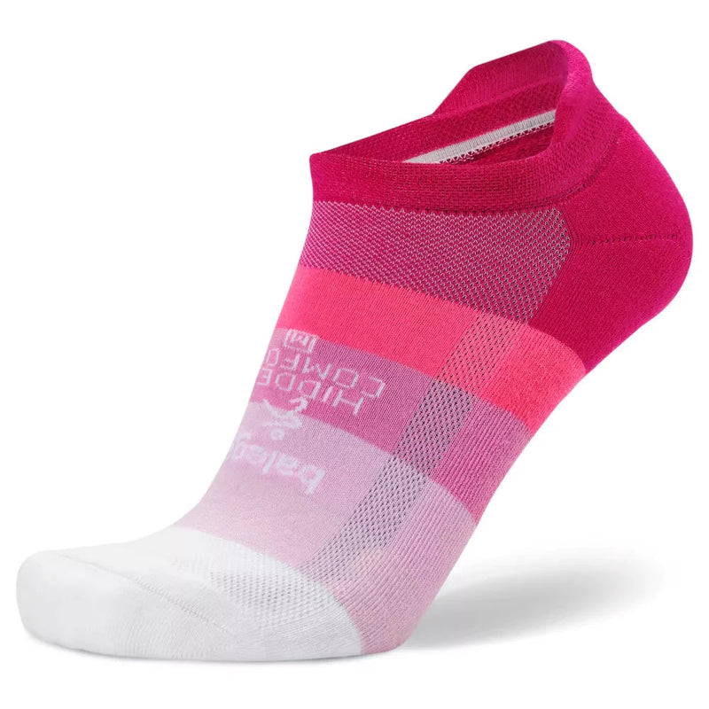 Balega Unisex Hidden Comfort Running Sock Neon Pink/White / Small