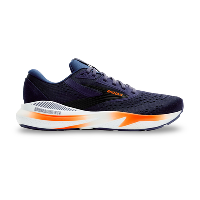 Brooks Men's Adrenaline GTS 24 Running Shoe Peacoat/Orange/White / 7
