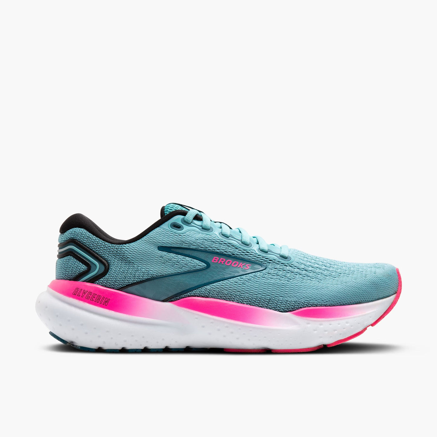 Brooks Women's Glycerin 21 Running Shoe Moroccan Blue/Aqua/Pink / 5