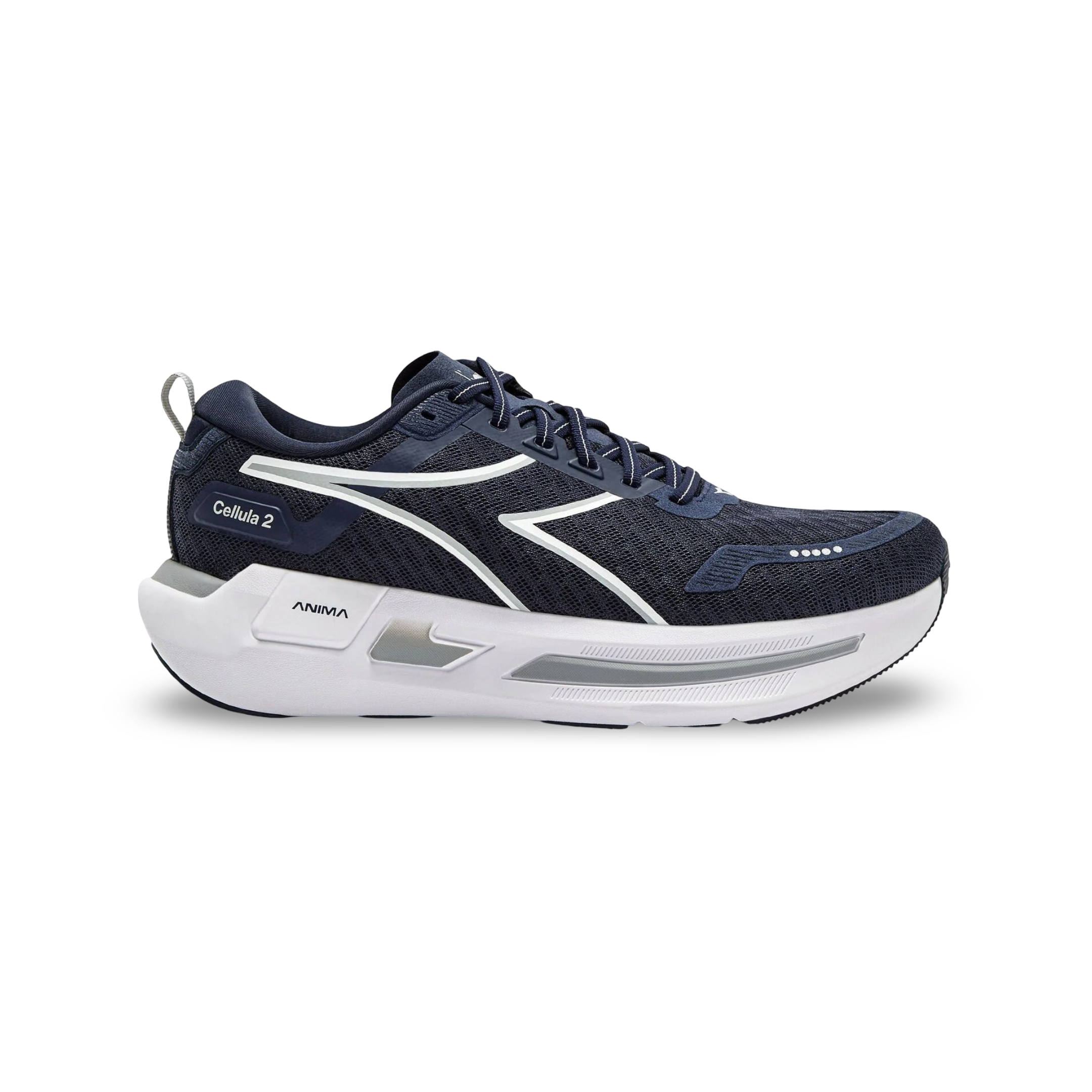 Diadora Men's Cellula 2 Running Shoe Blue Corsair/White / 7.5