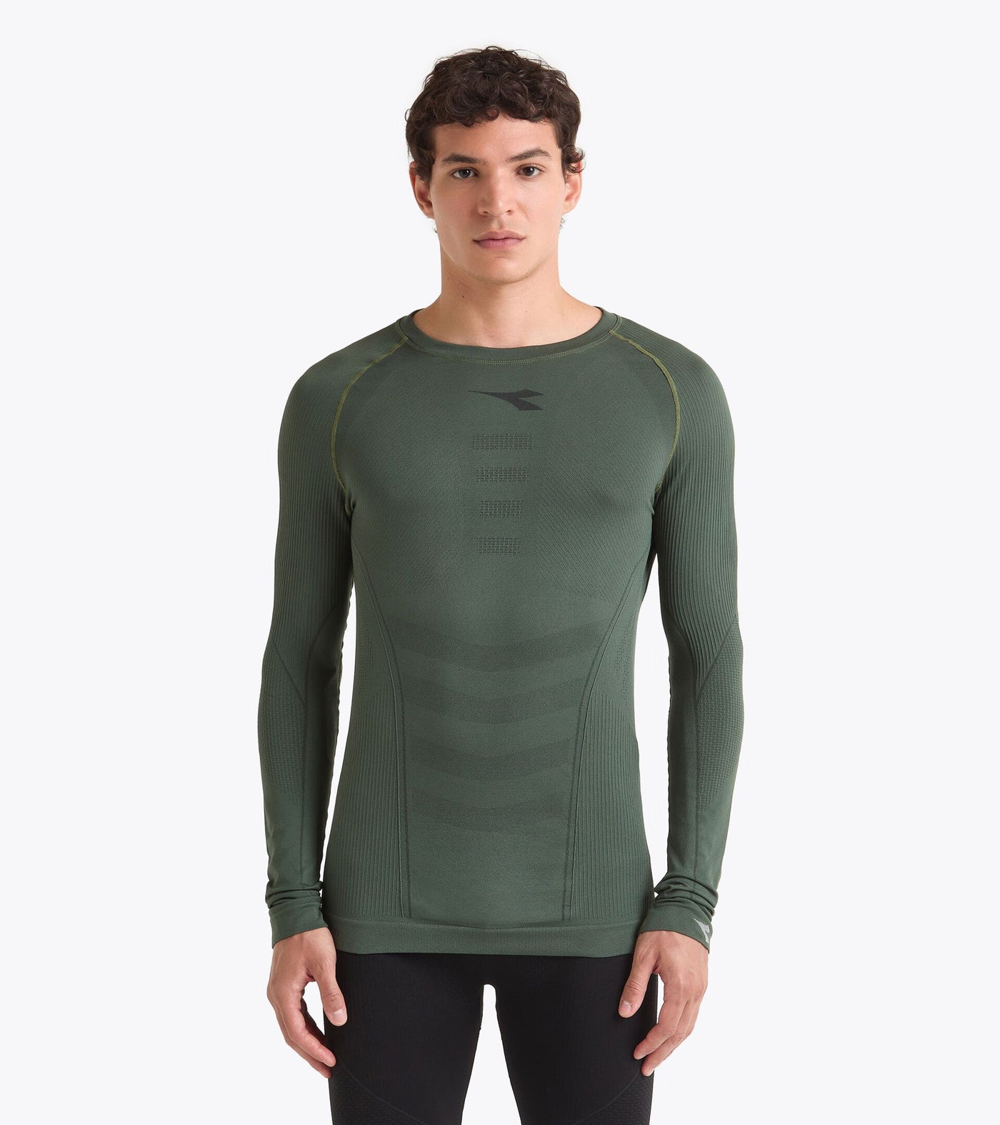 Diadora Men's Long-Sleeve T-Shirt Stratozero Cilantro / S/M