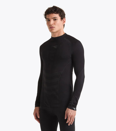 Diadora Men's Long-Sleeve Turtle Neck Stratozero Black / S/M