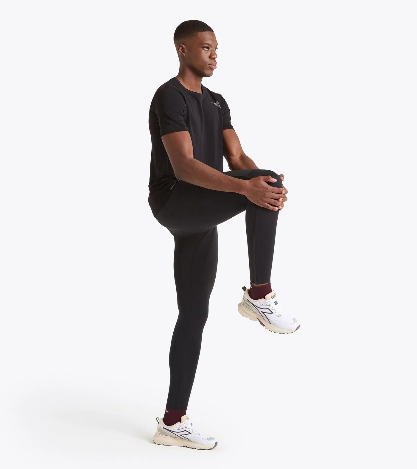 Diadora Men's Run Tights with Winter Protection