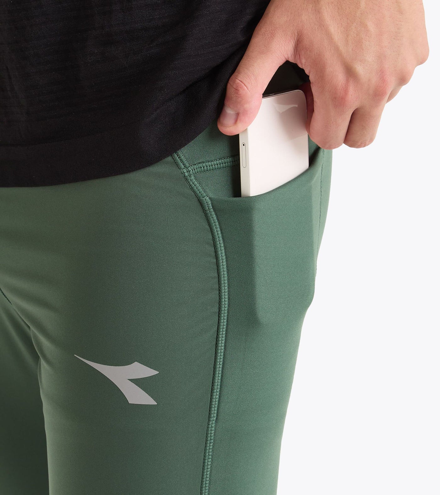 Diadora Men's Run Tights with Winter Protection