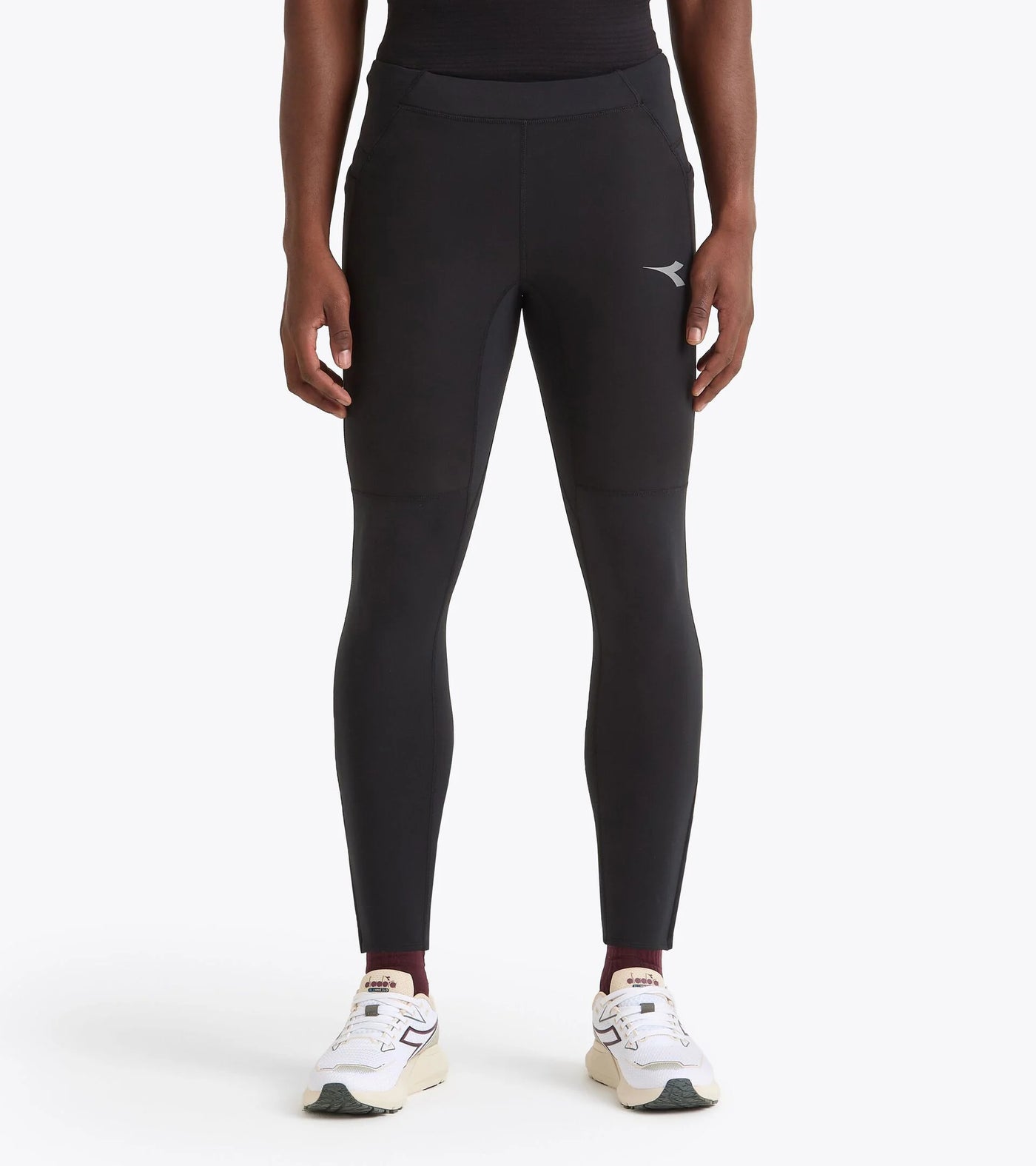 Diadora Men's Run Tights with Winter Protection Black / S