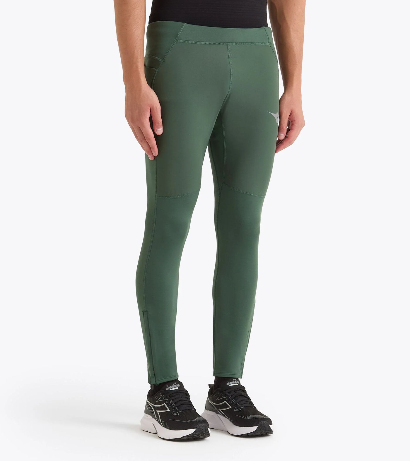 Diadora Men's Run Tights with Winter Protection Cilantro / S