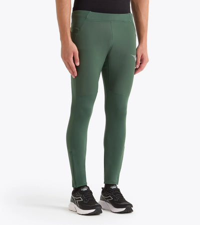 Diadora Men's Run Tights with Winter Protection Cilantro / S