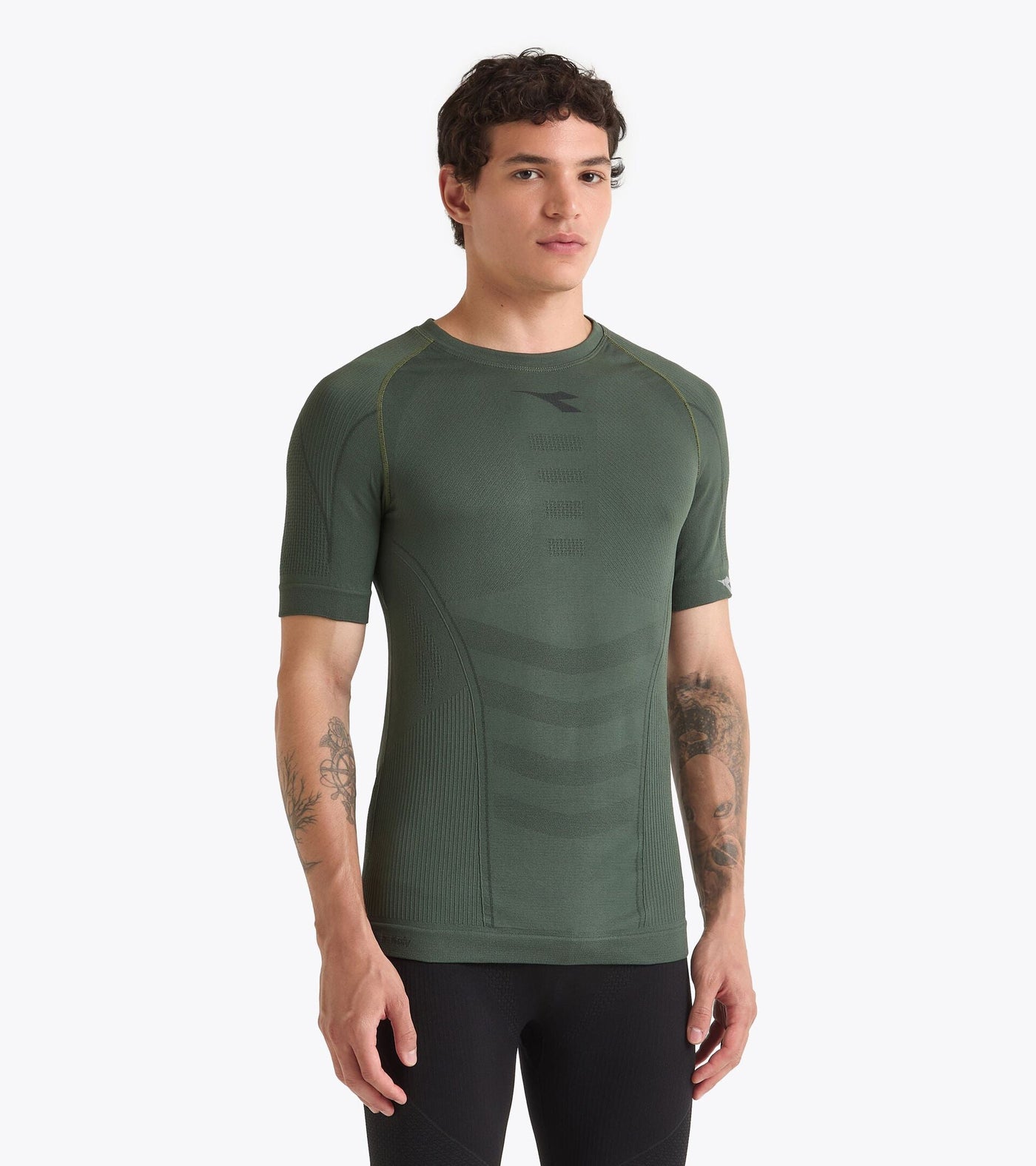Diadora Men's Short-Sleeve Stratozero T-Shirt Cilantro / S/M