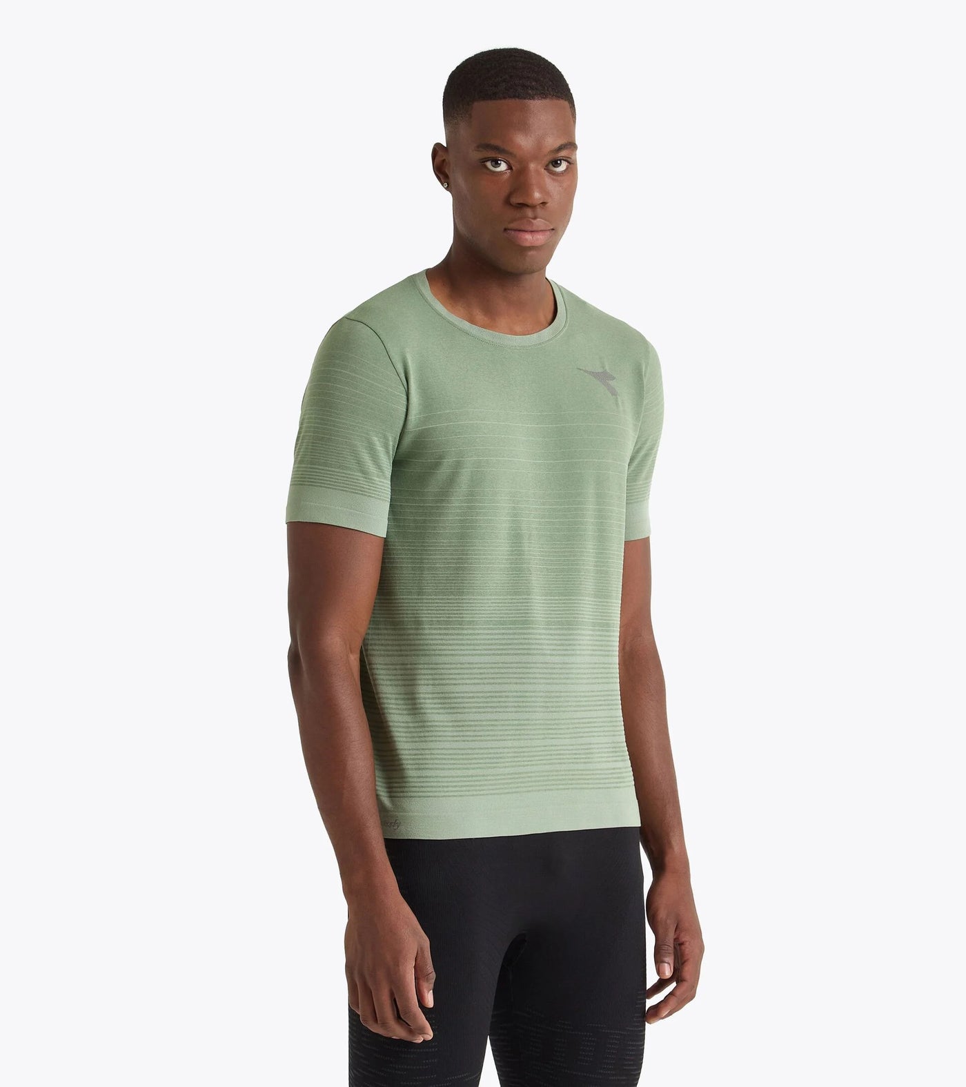 Diadora Men's Short-Sleeved Stratouno T-Shirt Iceberg Green / S/M