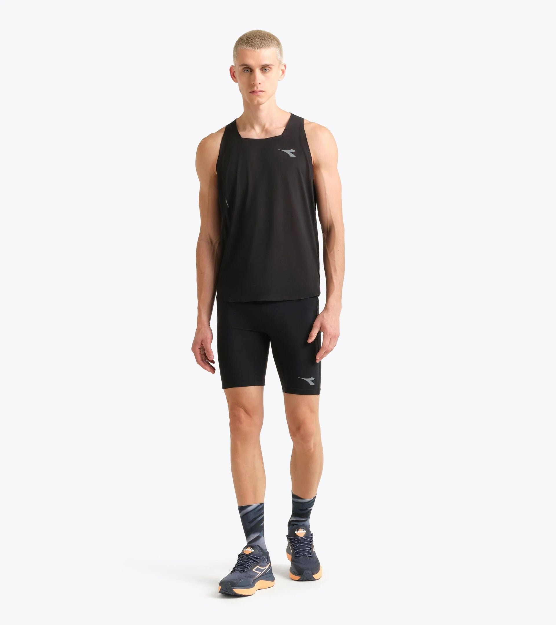 Diadora Men's Short Tights Super Light Fibrazero Black / S