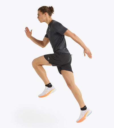 Diadora Men's Shorts 2in1 5'' Run Crew