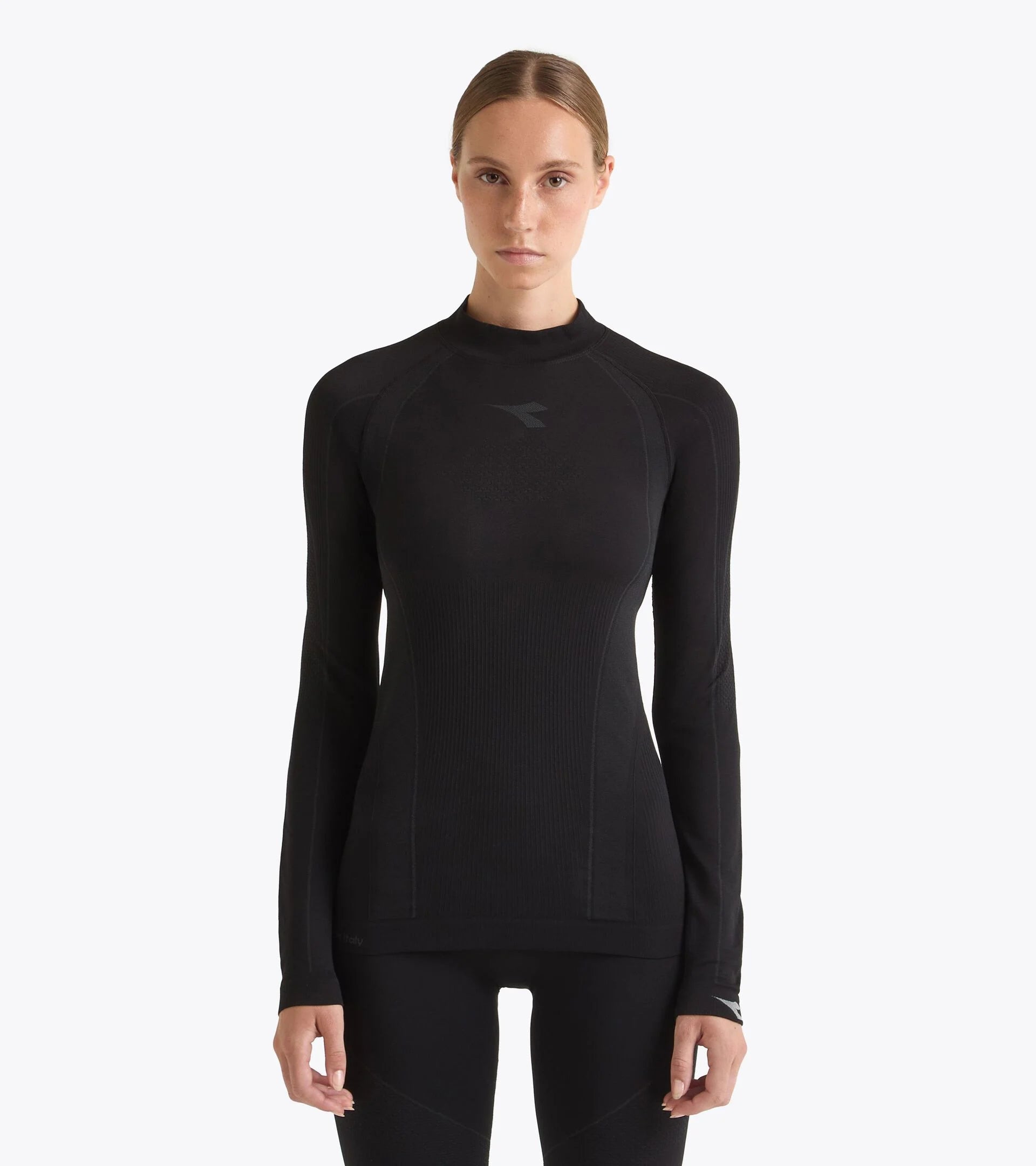 Diadora Woman's Long-Sleeve Turtle Neck Stratozero Black / S/M