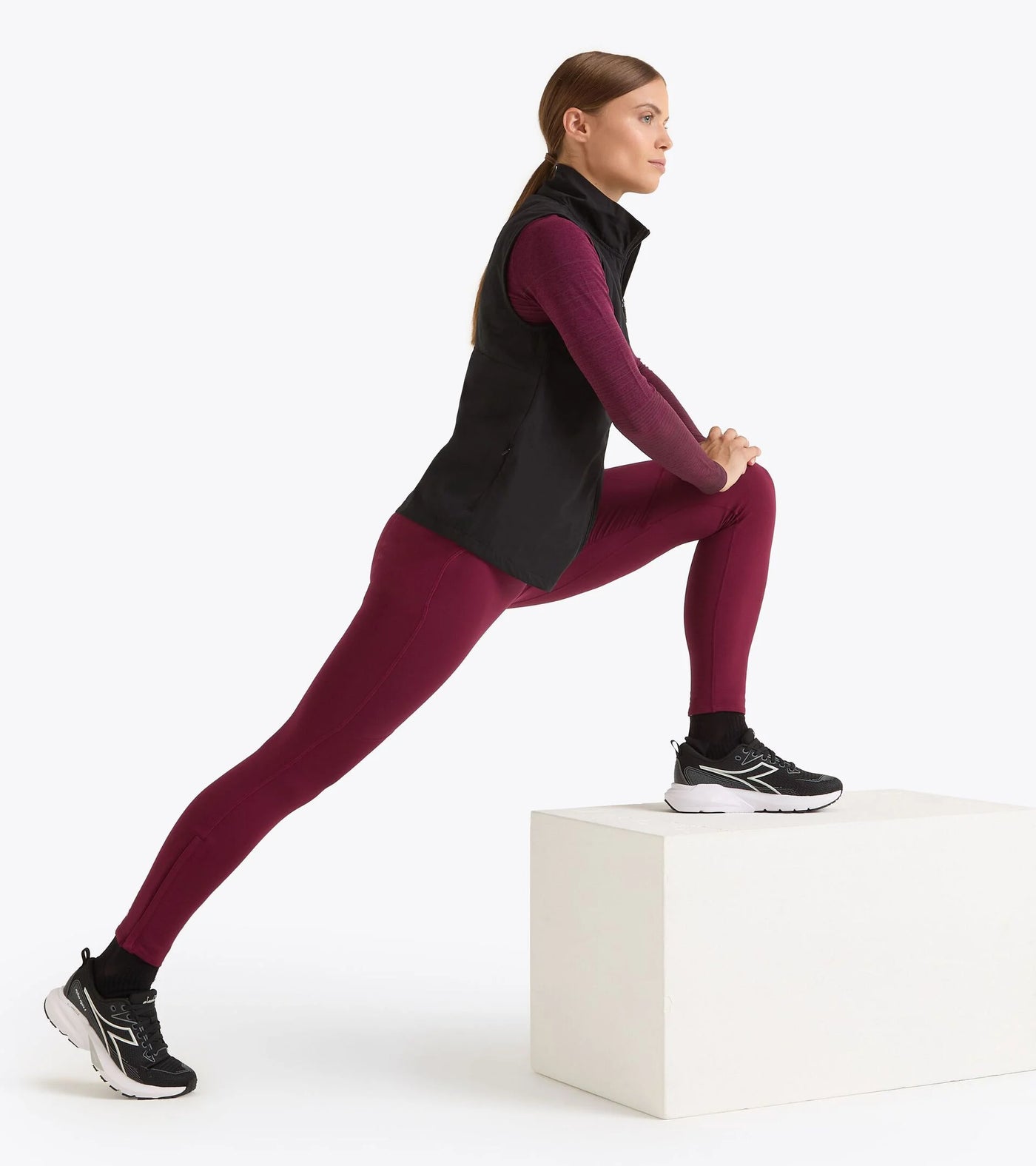 Diadora Women's Run Tights with Winter Protection