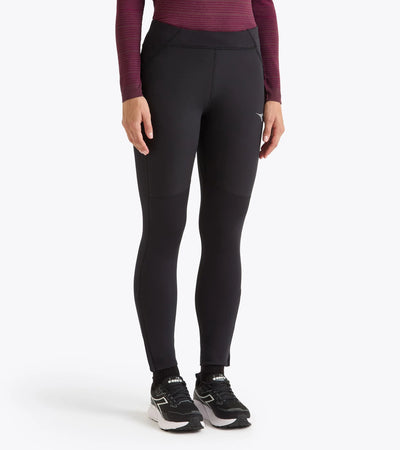 Diadora Women's Run Tights with Winter Protection Black / S