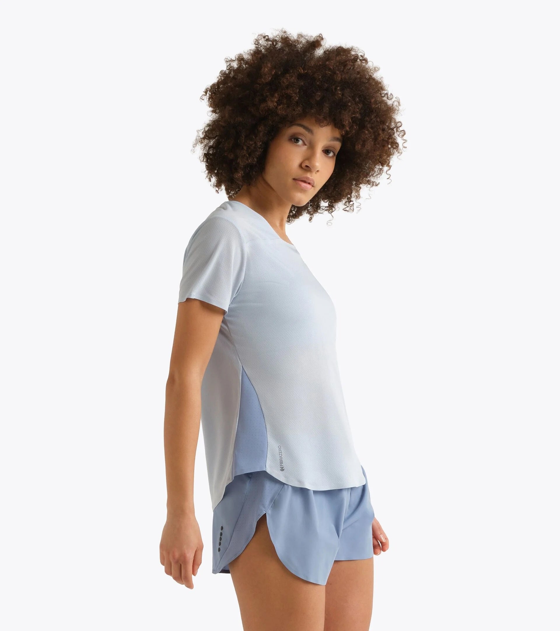 Diadora Women's Short-Sleeved T-Shirt Super Light Fibrazero Skyride / S