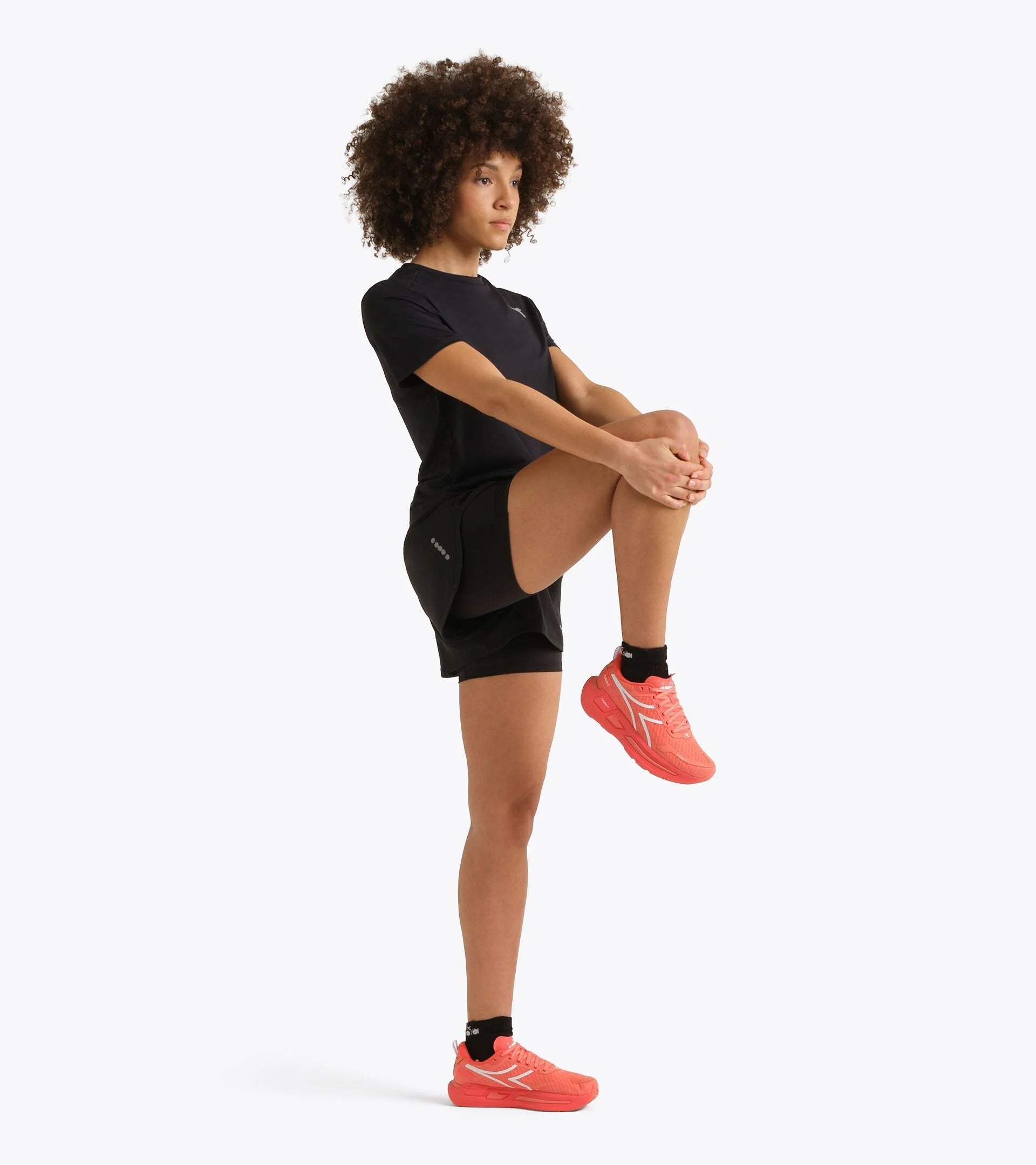 Diadora Women's Shorts 2IN1 Black / S