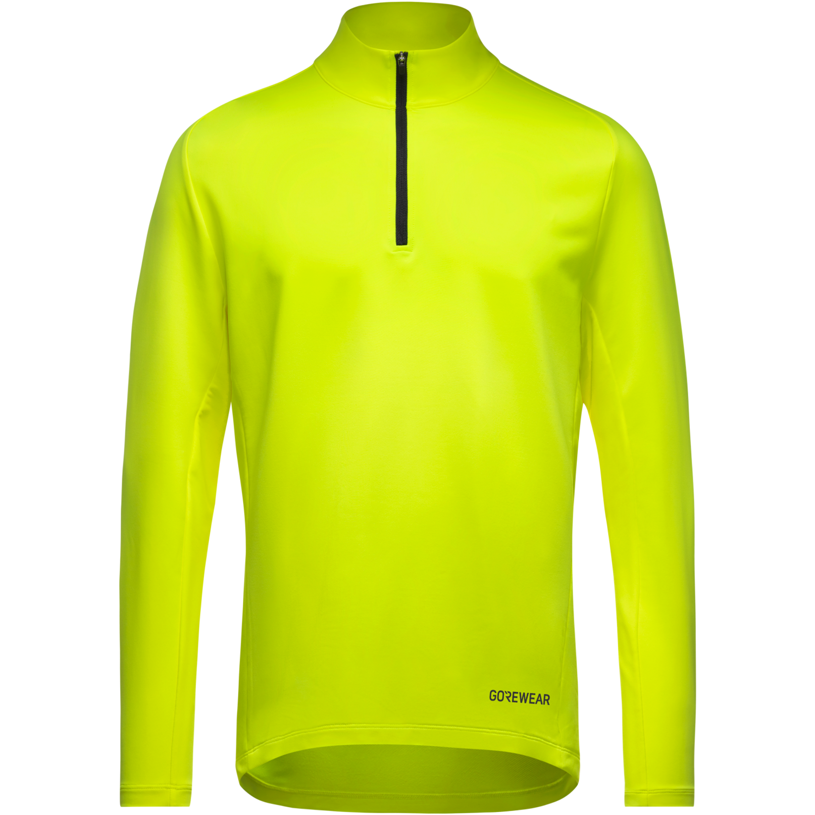 Gore Men's Everyday Mid 1/4 Zip Long Sleeve Running Top S / Neon Yellow