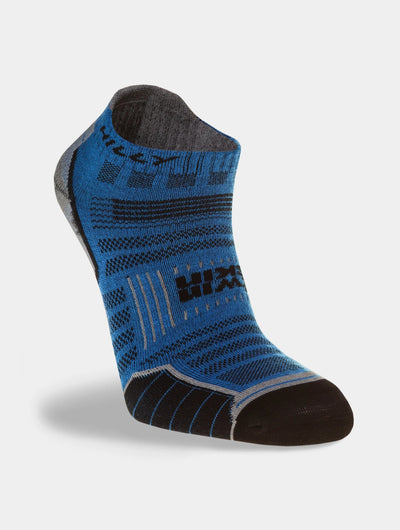 Hilly Twin Skin Socklet Min Small / Azurite/Grey Marl