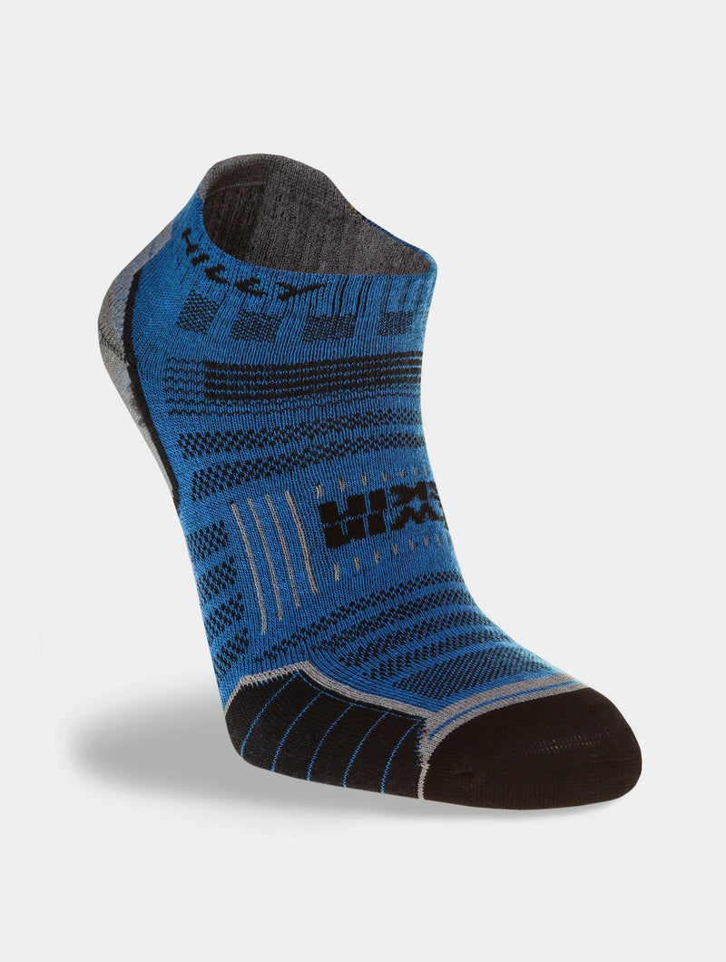 Hilly Twin Skin Socklet Min Small / Azurite/Grey Marl