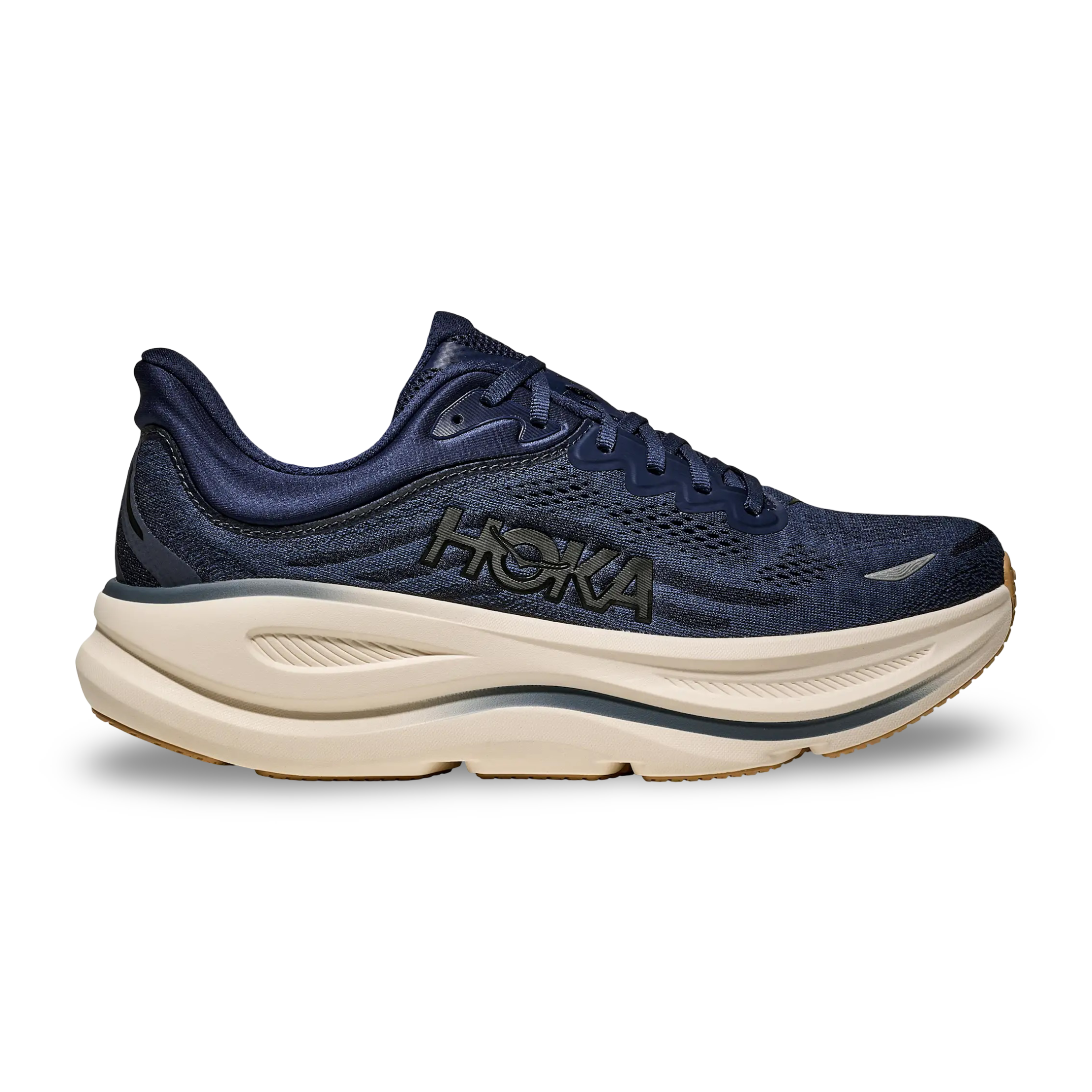 HOKA Men's Bondi 9 Running Shoes Midnight Blue/Varsity Navy / 7