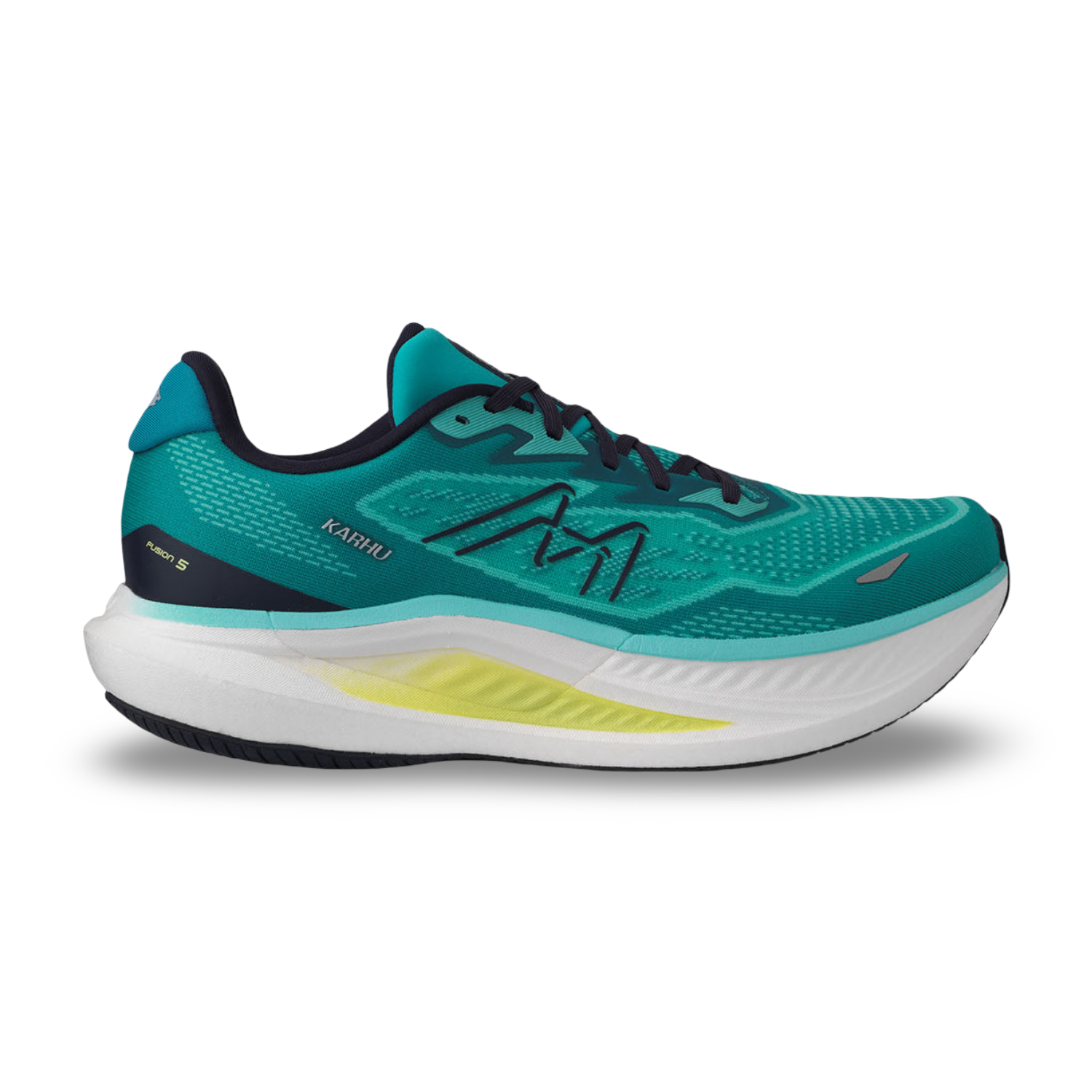 Karhu Men's Fusion 5.0 Running Shoe AW26 7 / Baltic/Wild Lime