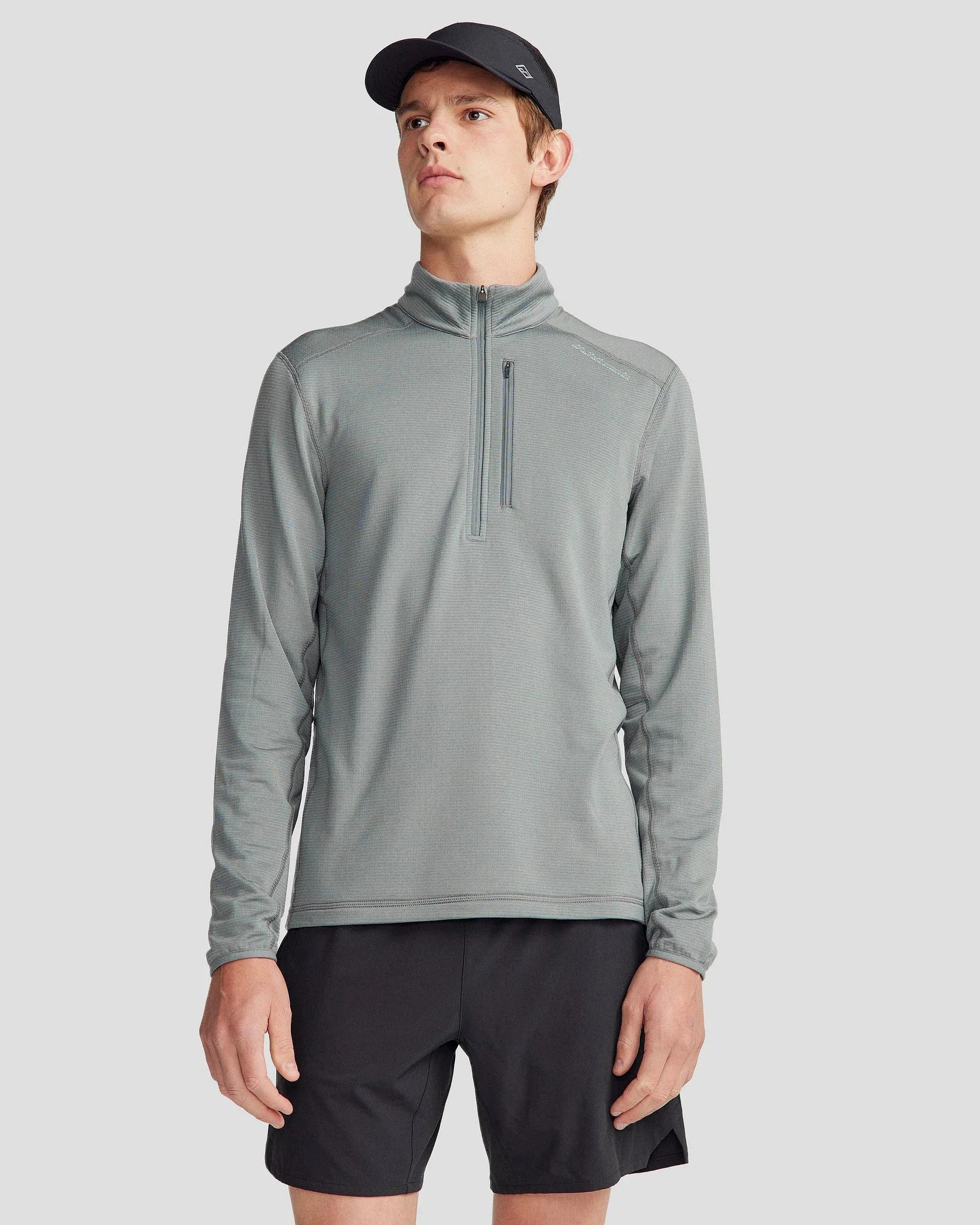 Kathmandu Men's Seeker Fleece 1/4 Zip Pullover Moon / S