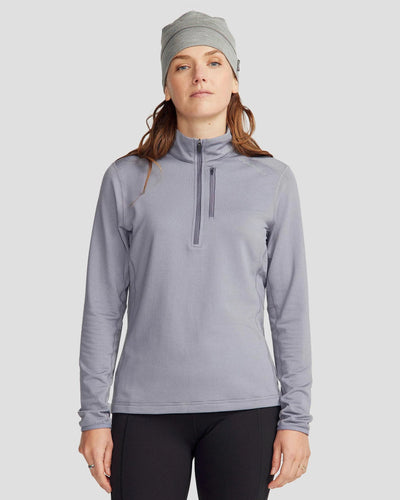 Kathmandu Women's Seeker Fleece 1/4 Zip Pullover Dark Haze / XS