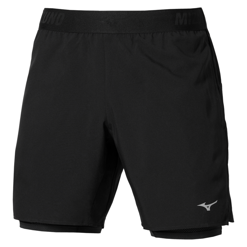 Mizuno Men's Core 5.5 Inches 2in1 Short S / Black