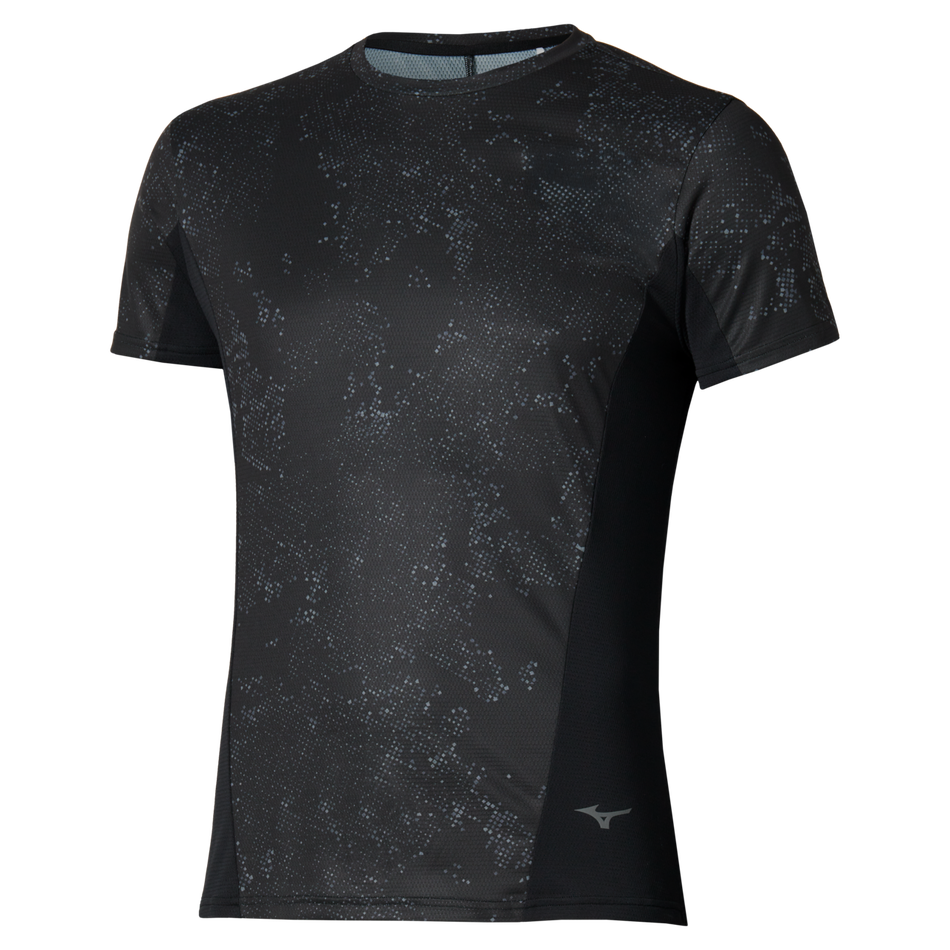 Mizuno Men's Graphic Short Sleeve Tee S / Black/Gray