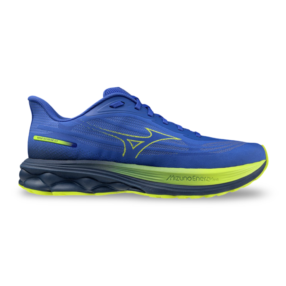 Mizuno Men's Skyrise 7 Running Shoes Dazzling Blue/Fortune Yellow/Estate Blue / 7.5
