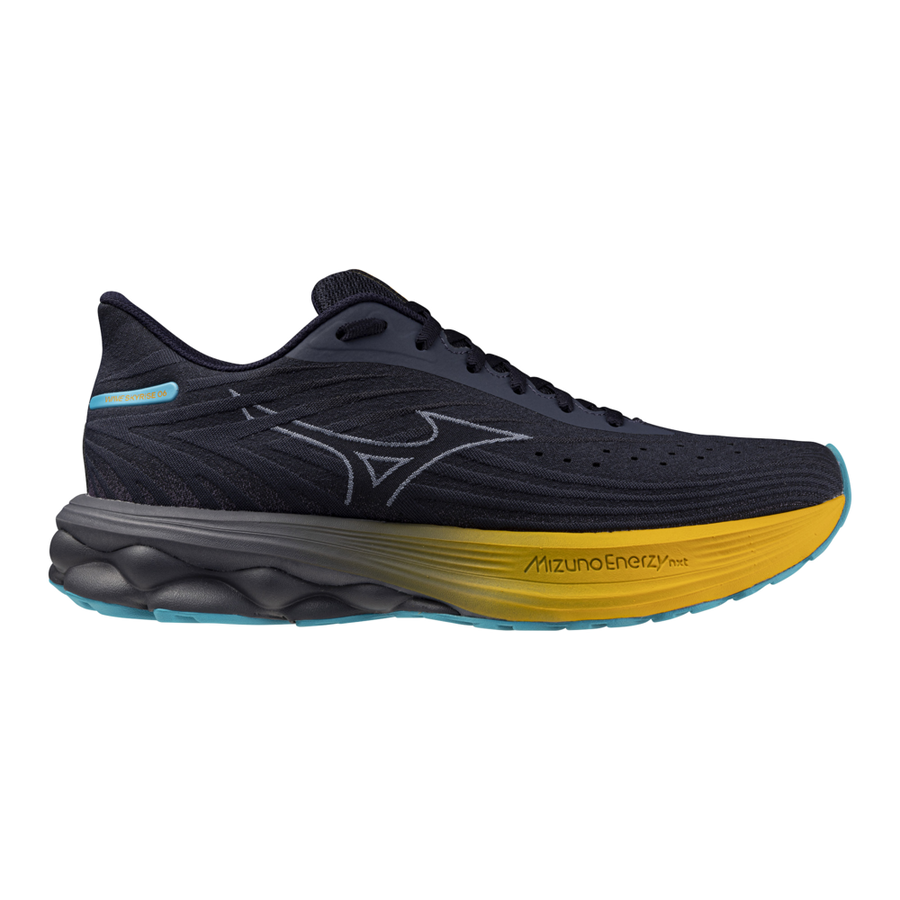 Mizuno Men's Wave Skyrise 6 Odyssey Gray/Icelandic Blue / 8