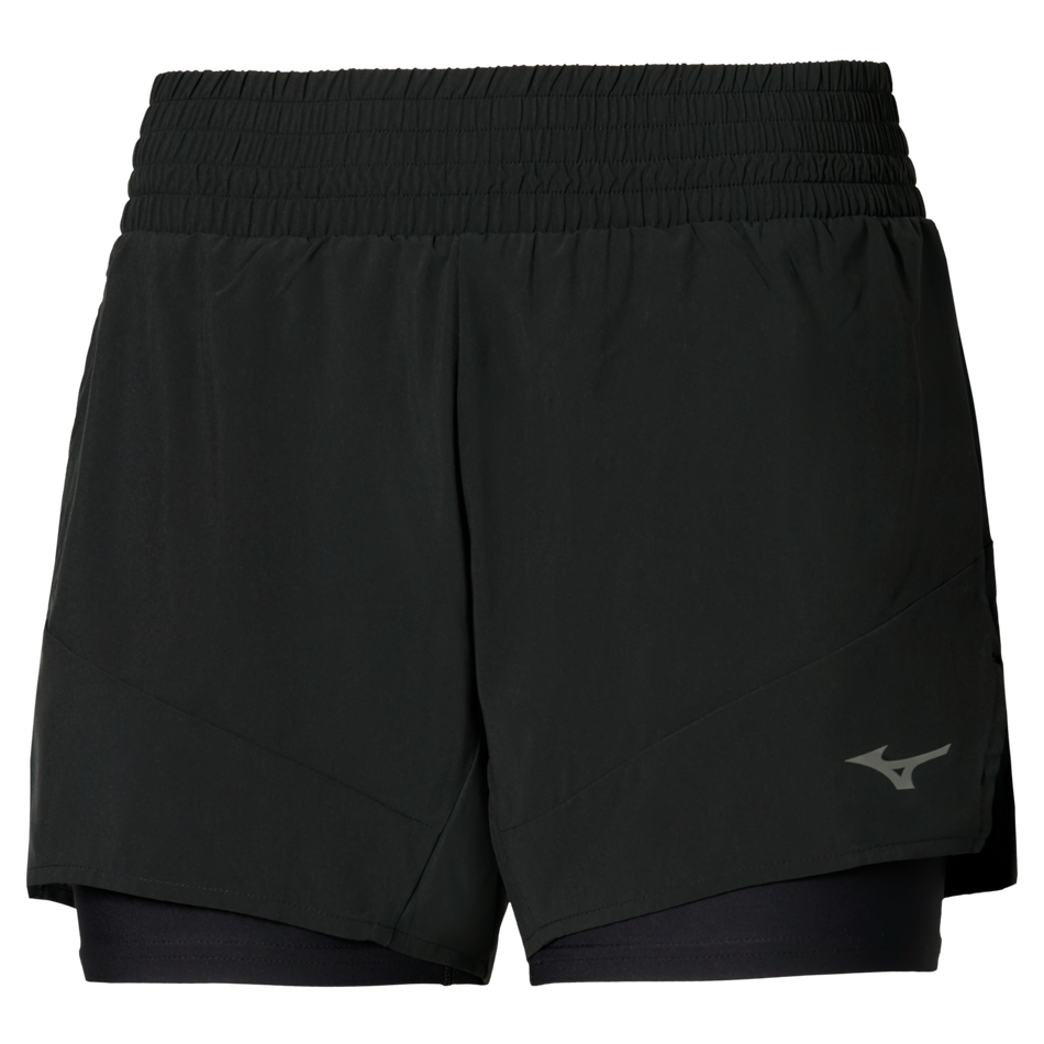 Mizuno Women's 2in1 4.5 Inches Short Black / S