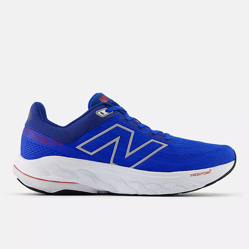 New Balance Men's Fresh Foam 880 V14 Running Shoe Blue oasis/white/ true red / 8