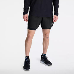 New Balance Mens Q Speed 6 Inch 2-in-1 Short Small