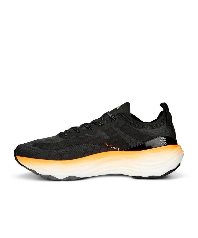 Puma Men's ForeverRun Nitro Running Shoe Black/Ultra Orange / 7.5
