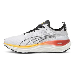 Puma Men's ForeverRun Nitro Running Shoe Puma White/Sun Stream Sunset / 12