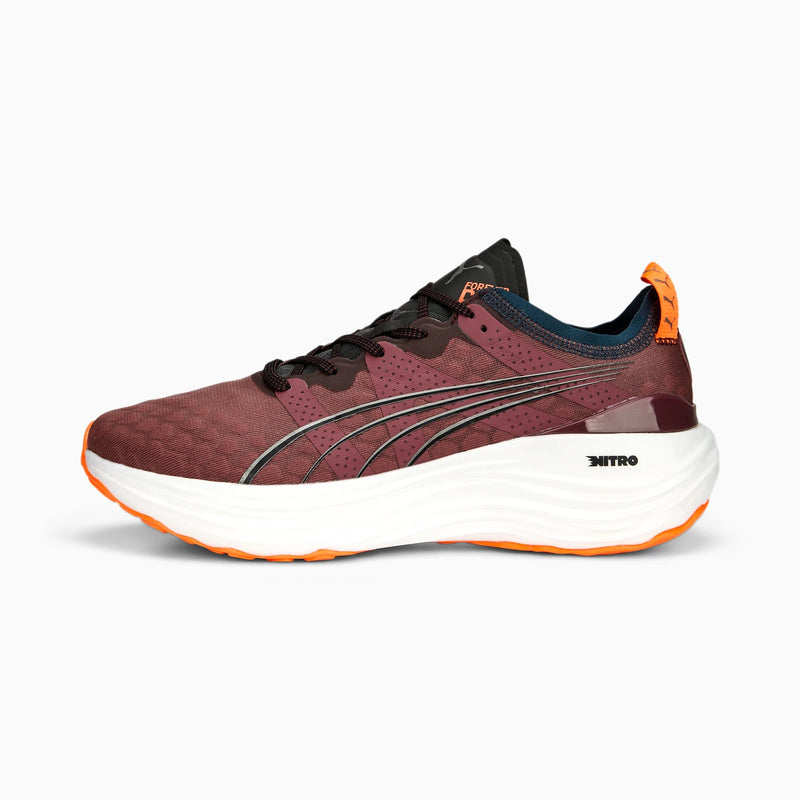 Puma Men's ForeverRun Nitro Running Shoe Wood Violet/Ultra Orange / 10