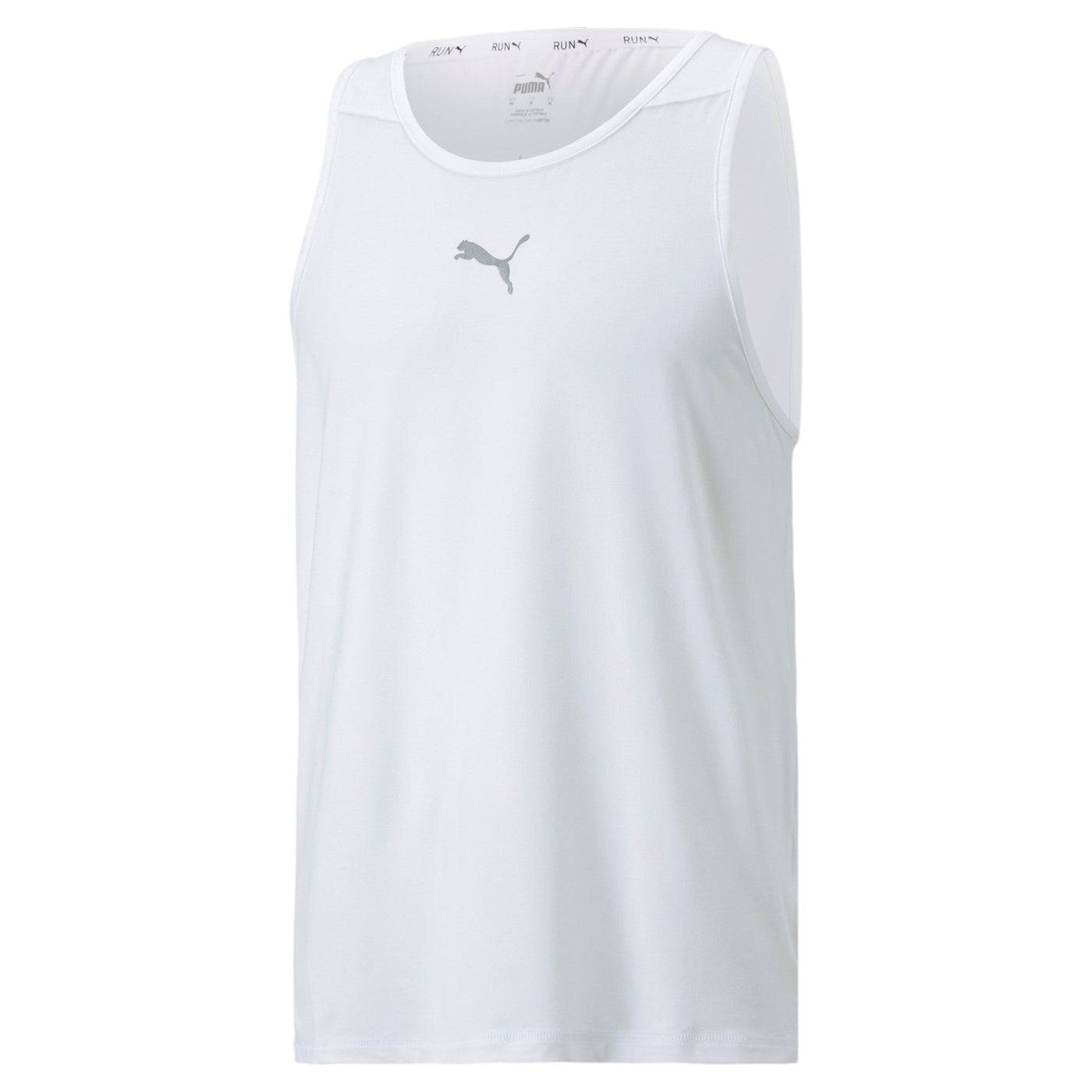 Puma Mens Run CloudSpun Singlet Small / Puma White