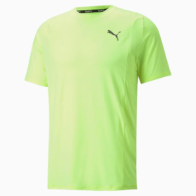 Puma Mens Run Cloudspun Tee Small / Lime