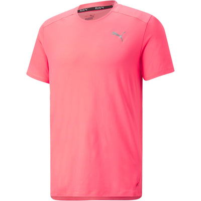 Puma Mens Run Cloudspun Tee Small / Sunset Glow