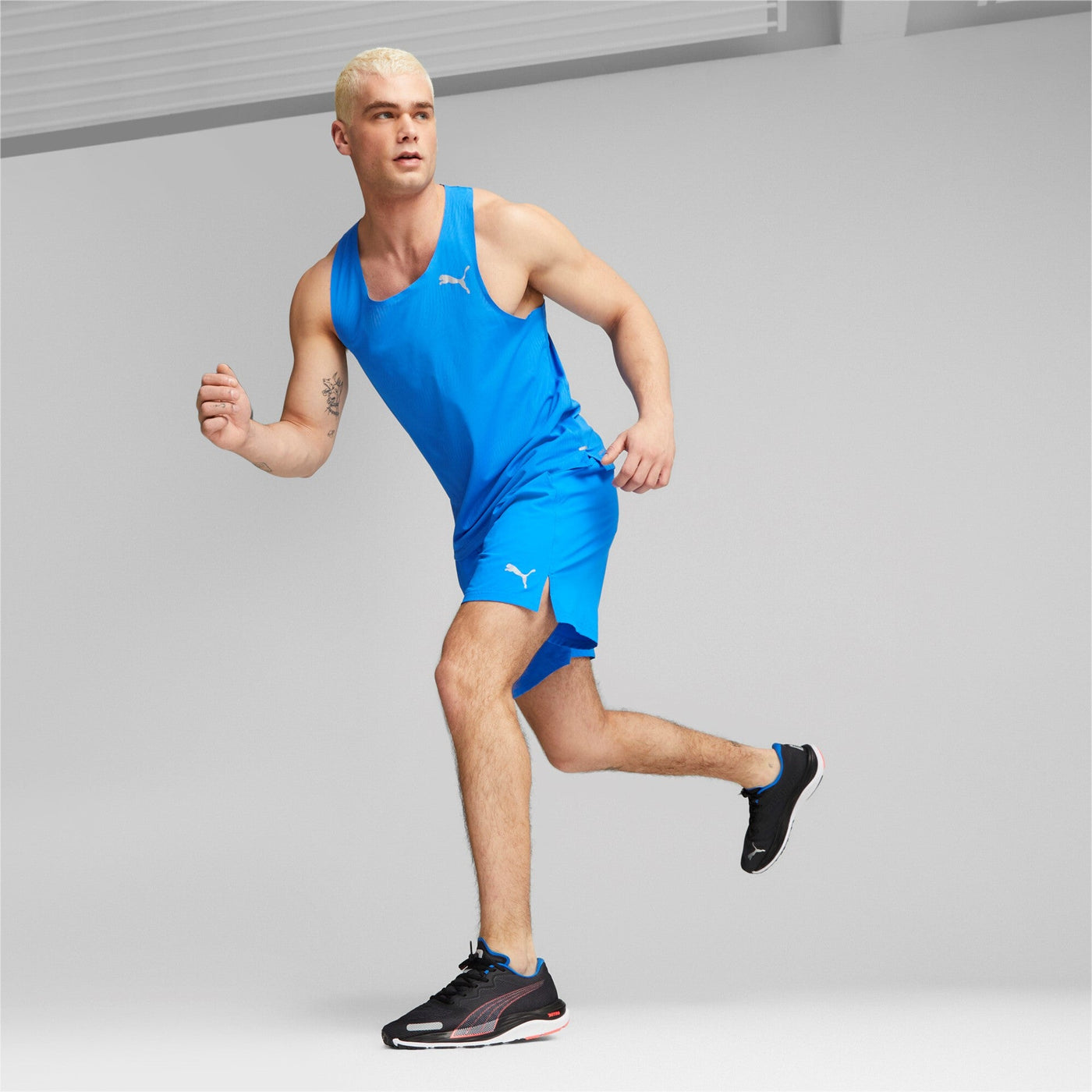 Puma Mens UltraSpun Singlet Small / Ultra Blue