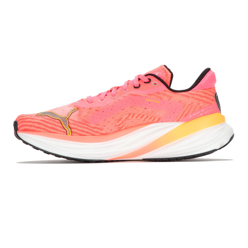 Puma Womens Magnify Nitro 2 Running Shoe 8.5 / Sunset Glow/White/Sun Stream