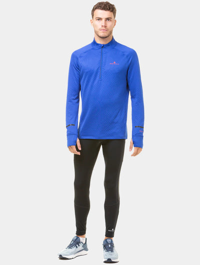 Ronhill Mens Tech Prism 1/2 Zip Long Sleeve Top