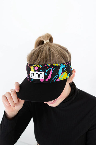 Runr Tokyo Running Visor black / graffiti