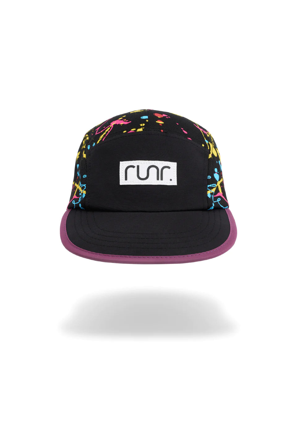 Runr Tokyo Technical Running Hat Multi coloured graffiti