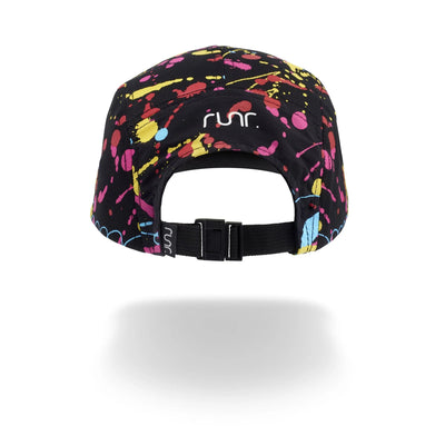 Runr Tokyo Technical Running Hat Multi coloured graffiti